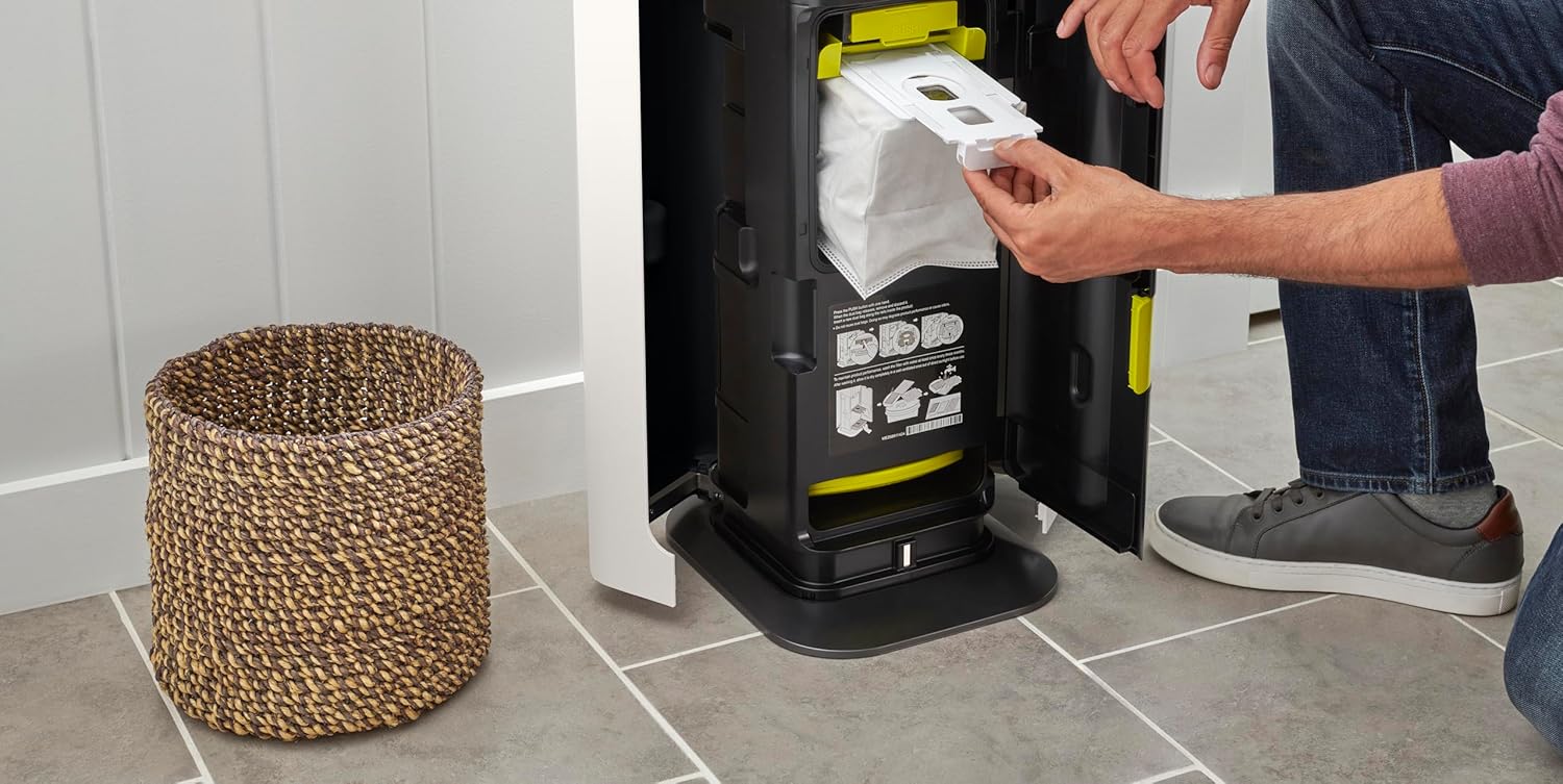 LG CordZero A931 - Cordless Stick Vacuum Cleaner with Auto-Empty Base, 60 Minute Runtime, Rechargeable Battery, Dual Floor Max Nozzle, Lightweight, Powerful Cleaning for Carpet, Hardwood, Pet Hair